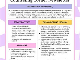 Counseling Corner