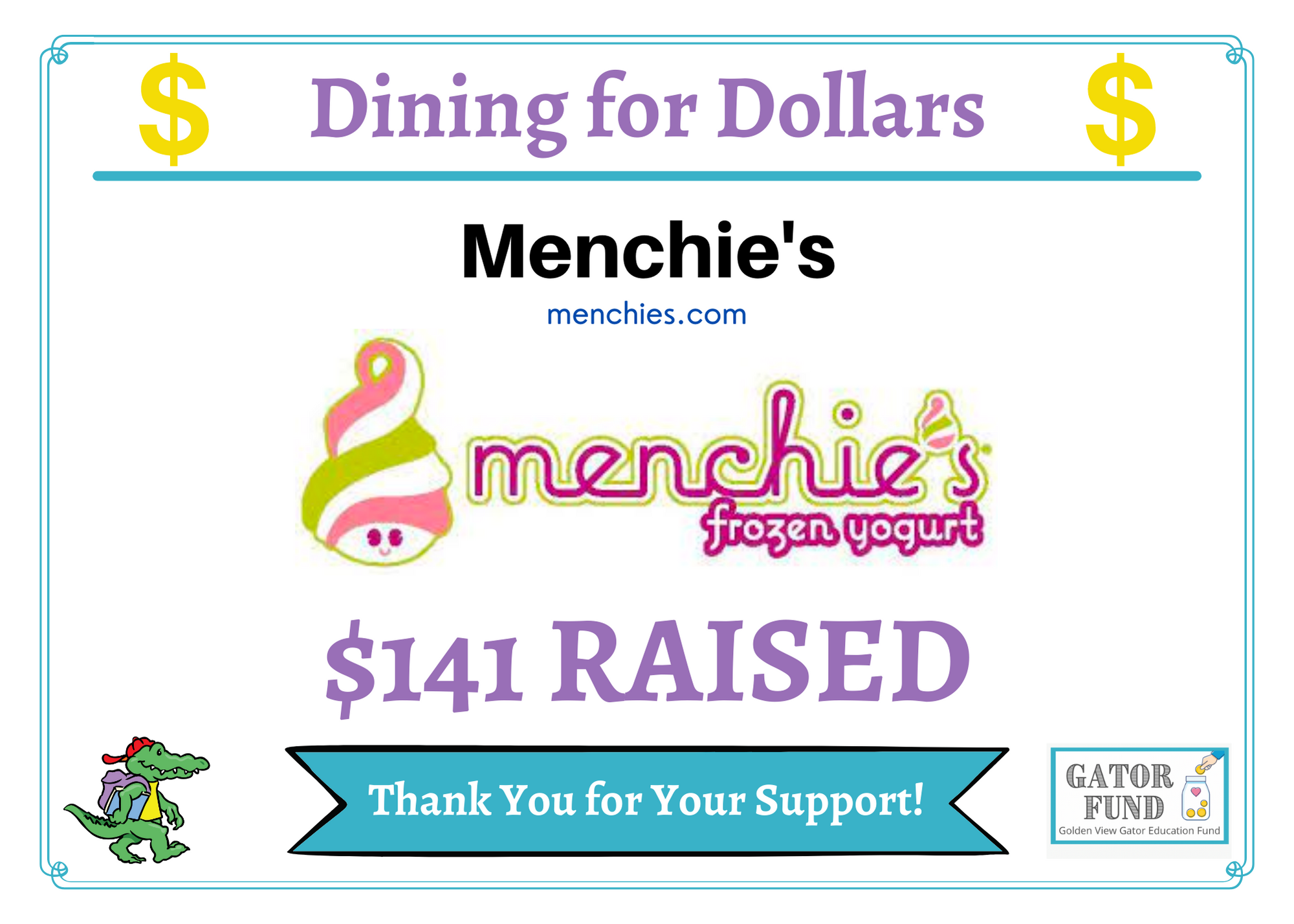 Menchies Raised
